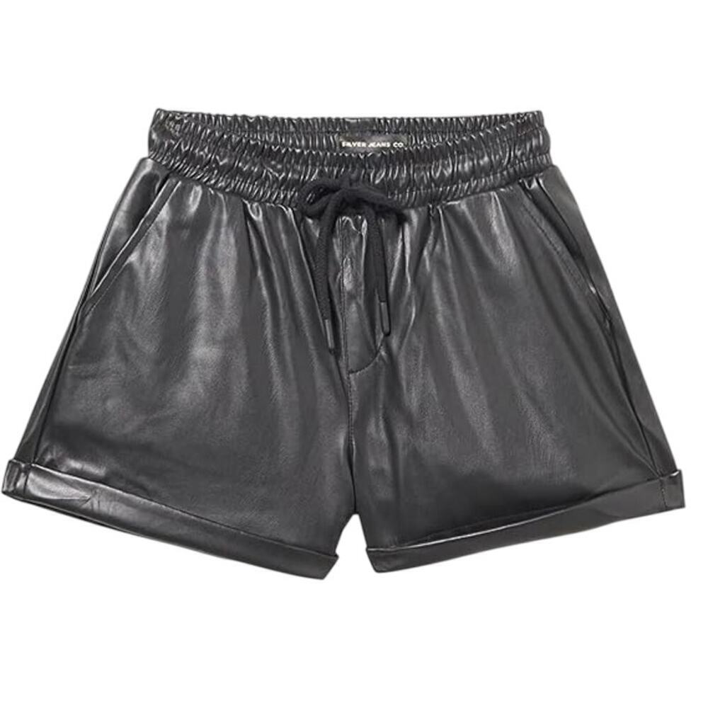Silver Jeans Co. Girls' Silver Jeans Classic Denim Shorts in Black, Size S​​​